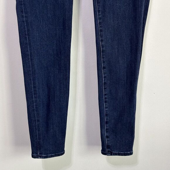 J Crew Pull On Toothpick Jean Jegging‎ 28 Skinny Leg Casual Stretch 29 x 27 Blue - Picture 2 of 9